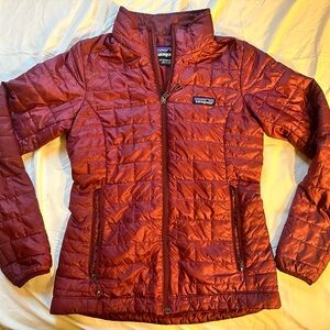 Patagonia Women's Nano Insulated Puff Jacket- XS Light Burgandy